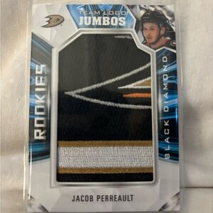 Jacob Perreault rookie jersey card